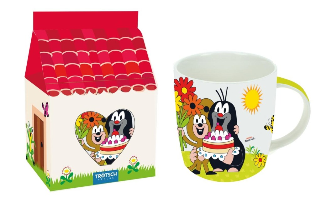 Tasse "Der kleine Maulwurf" im Papphaus - 