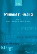 Cover-Bild zum Titel 'Minimalist Parsing' von ''