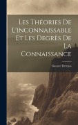 Cover-Bild zum Titel 'Les Théories De L'inconnaissable Et Les Degrès De La Connaissance' von 'Gustave Derepas'