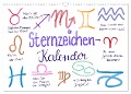 Sternzeichen-Kalender (Wandkalender 2024 DIN A3 quer), CALVENDO Monatskalender - Martje Kleinhans - Kritzelfee