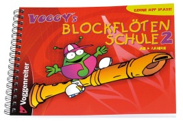 Cover-Bild zum Titel 'Voggy's Blockflötenschule 2' von 'Martina Holtz'