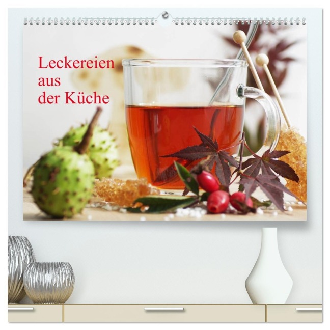 Leckereien aus der Küche CH - Version (hochwertiger Premium Wandkalender 2026 DIN A2 quer), Kunstdruck in Hochglanz - Tanja Riedel