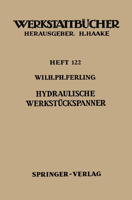 Hydraulische Werkstückspanner - W. P. Ferling