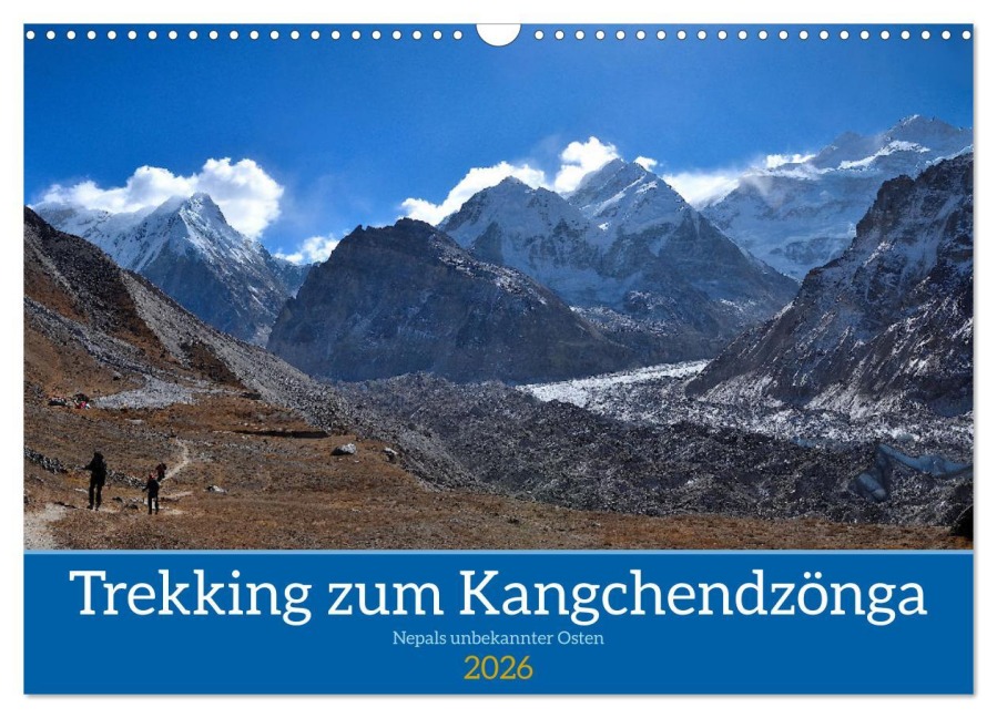 Trekking zum Kangchendzönga (Wandkalender 2026 DIN A3 quer), CALVENDO Monatskalender - Andreas Hennighaußen