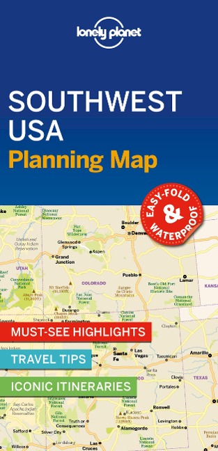 Lonely Planet Southwest USA Planning Map - Lonely Planet