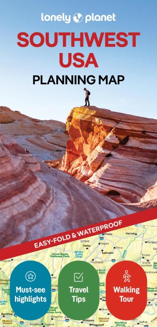Lonely Planet Southwest USA Planning Map - Amy C Balfour