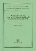 Cover-Bild zum Titel 'Johannes Rothe Thüringische Landeschronik und Eisenacher Chronik' von ''