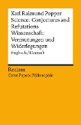 Cover-Bild zum Titel 'Science: Conjectures and Refutations / Wissenschaft: Vermutungen und Widerlegungen' von 'Karl Raimund Popper'