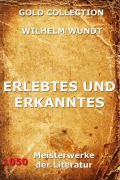 Cover-Bild zum Titel 'Erlebtes und Erkanntes' von 'Wilhelm Wundt'