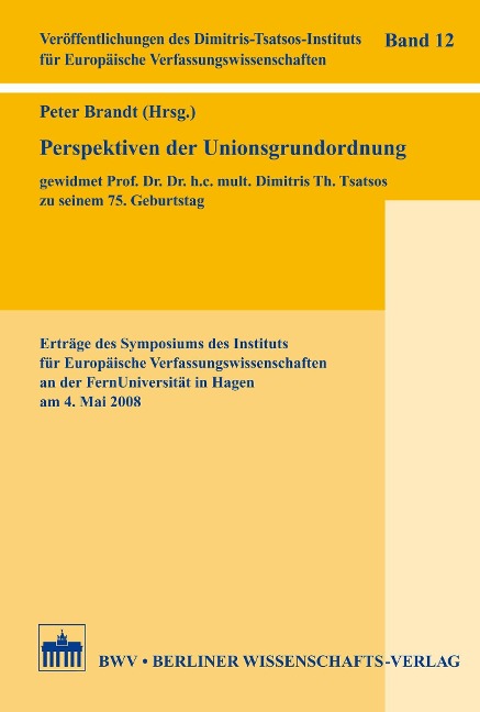 Perspektiven der Unionsgrundordnung - 