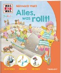 Cover-Bild zum Titel 'WAS IST WAS Junior Mitmach-Heft Alles, was rollt!' von 'Lorena Lehnert'