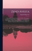 Cover-Bild zum Titel 'Zend-avesta' von 'Anquetil-Duperron (Abraham-Hyaci M'