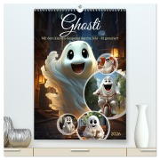 Cover-Bild zum Titel 'Ghosti (hochwertiger Premium Wandkalender 2026 DIN A2 hoch), Kunstdruck in Hochglanz' von 'Cathrin Illgen'