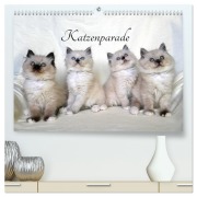 Cover-Bild zum Titel 'Katzenparade (hochwertiger Premium Wandkalender 2026 DIN A2 quer), Kunstdruck in Hochglanz' von 'Jennifer Chrystal'