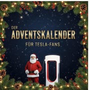 Cover-Bild zum Titel 'Der Adventskalender für Tesla-Fans' von 'Elias Lehmann'