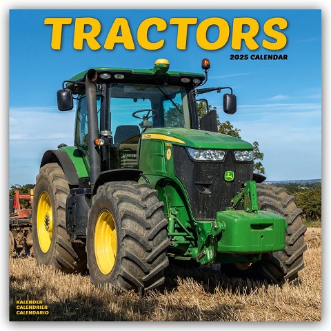 Tractors - Traktoren 2025 - 16-Monatskalender - Avonside Publishing Ltd