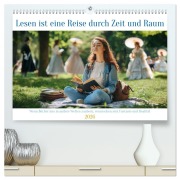 Cover-Bild zum Titel 'Lesen ist eine Reise durch Zeit und Raum (hochwertiger Premium Wandkalender 2026 DIN A2 quer), Kunstdruck in Hochglanz' von 'Kerstin Waurick'