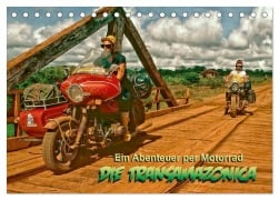 Cover-Bild zum Titel 'Ein Abenteuer per Motorrad - DIE TRANSAMAZONICA (Tischkalender 2026 DIN A5 quer), CALVENDO Monatskalender' von 'Klaus D. Günther'