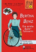 Cover-Bild zum Titel 'Bertha Benz - Die erste Autofahrerin' von 'Heike Wolter, Anika Slawinski, Julia Christof'