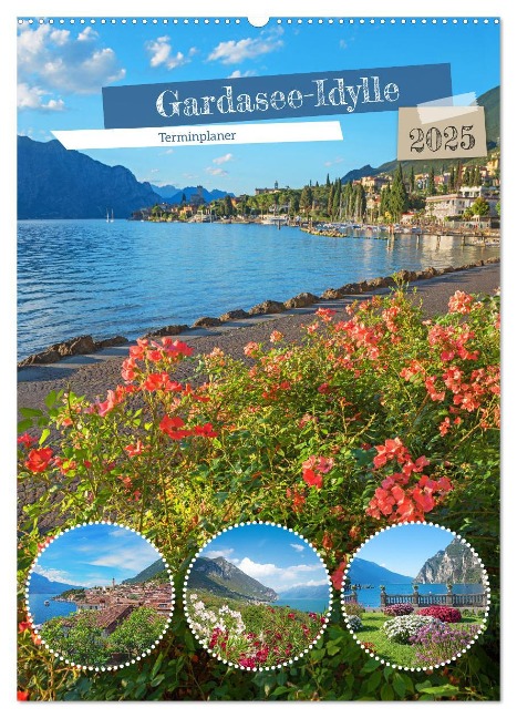 Gardasee-Idylle 2025 (Wandkalender 2025 DIN A2 hoch), CALVENDO Monatskalender - SusaZoom SusaZoom