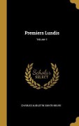 Cover-Bild zum Titel 'Premiers Lundis; Volume 1' von 'Charles Augustin Sainte-Beuve'