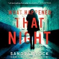 Cover-Bild zum Titel 'What Happened That Night Lib/E' von 'Sandra Block'