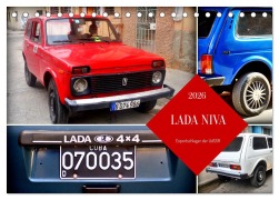 Cover-Bild zum Titel 'LADA NIVA - Exportschlager der UdSSR (Tischkalender 2026 DIN A5 quer), CALVENDO Monatskalender' von 'Henning von Löwis of Menar'