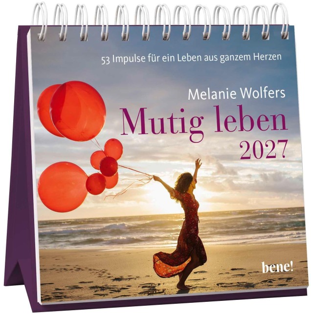 Wochenkalender 2027: Mutig leben - Melanie Wolfers
