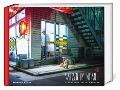 Cover-Bild zum Titel 'Katzen in Japan' von 'Alexandre Bonnefoy, Dephine Vaufrey'