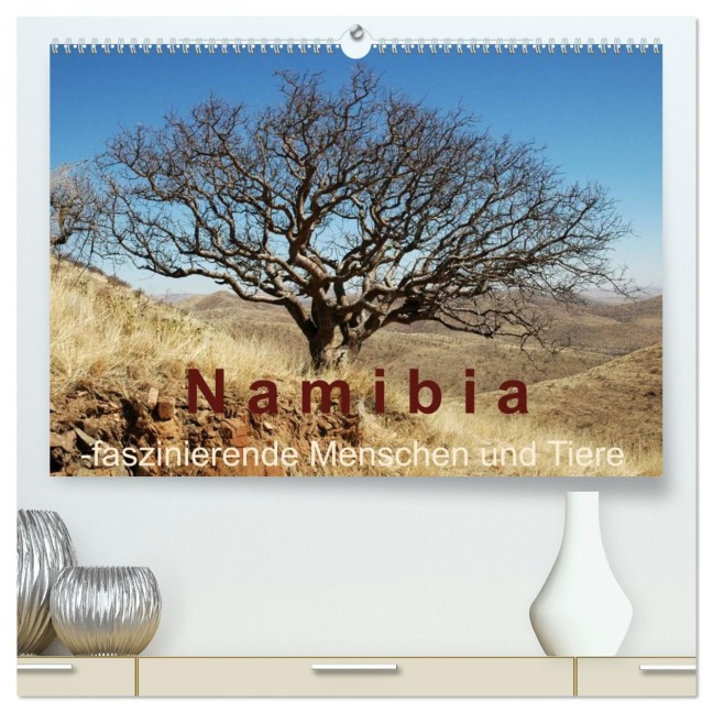 Namibia - faszinierende Menschen und Tiere (hochwertiger Premium Wandkalender 2026 DIN A2 quer), Kunstdruck in Hochglanz - Brigitte Dürr