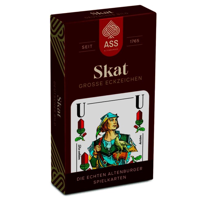 Skat große Eckzeichen deutsches Bild (FSC zertifiziert) - 