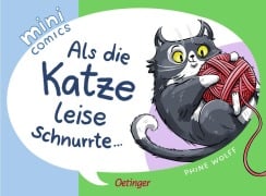 Cover-Bild zum Titel 'Mini Comics. Als die Katze leise schnurrte ...' von 'Phine Wolff'