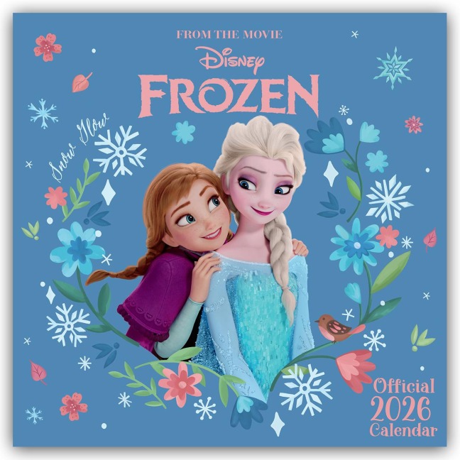Disney Frozen - Offizieller Kalender 2026 - Wandkalender - Danilo Promotion Ltd