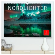 Cover-Bild zum Titel 'Nordlichter - Aurora Borealis, wunderschön und geheimnisvolll (hochwertiger Premium Wandkalender 2026 DIN A2 quer), Kunstdruck in Hochglanz' von 'Peter Roder'
