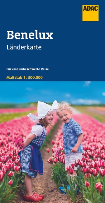 ADAC LänderKarte Benelux 1:300 000 - 