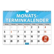 Cover-Bild zum Titel 'Trötsch Monatsterminer Monatsterminkalender 2026 mit Wire-O-Bindung' von ''