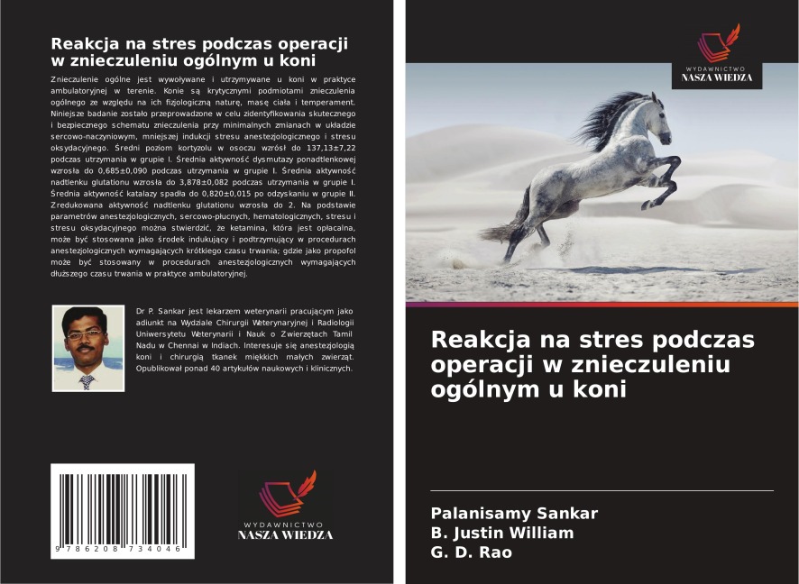 Reakcja na stres podczas operacji w znieczuleniu ogólnym u koni - Palanisamy Sankar, B. Justin William, G. D. Rao