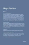 Cover-Bild zum Titel 'Hegel-Studien / Hegel-Studien' von ''