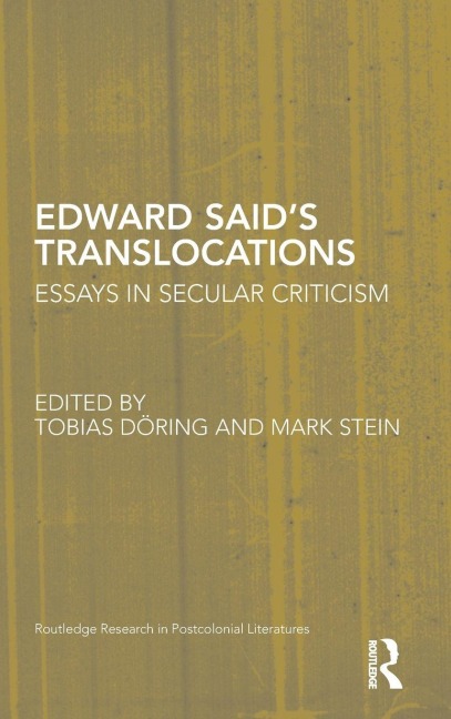 Edward Said's Translocations - 