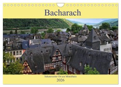 Cover-Bild zum Titel 'Bacharach - Sehenswerter Ort am Mittelrhein (Wandkalender 2026 DIN A4 quer), CALVENDO Monatskalender' von 'Arno Klatt'