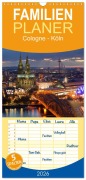Cover-Bild zum Titel 'Familienplaner 2026 - Cologne - Köln mit 5 Spalten (Wandkalender, 21 x 45 cm) CALVENDO' von 'Peter Schickert'
