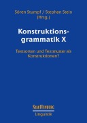 Cover-Bild zum Titel 'Konstruktionsgrammatik X' von ''