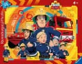 Cover-Bild zum Titel 'Feuerwehrmann Sam: Sam, der Feuerwehrmann. Rahmenpuzzle 33 Teile' von ''