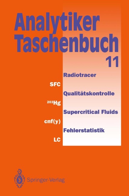Analytiker-Taschenbuch - Helmut Günzler, Rolf Borsdorf, Klaus Danzer, Hermann Wisser, Walter Huber