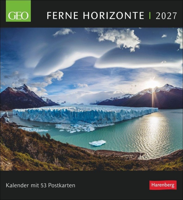 GEO Ferne Horizonte Postkartenkalender 2027 - Wochenkalender mit 53 Postkarten - 