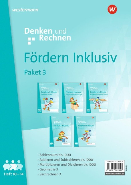 Fördern Inklusiv. Hefte 10-14 im Paket Denken und Rechnen Ausgabe 2024 - 