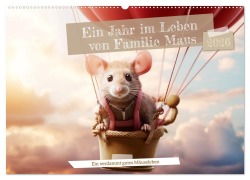 Cover-Bild zum Titel 'Ein Jahr im Leben von Familie Maus (Wandkalender 2026 DIN A2 quer), CALVENDO Monatskalender' von 'Daniela Tapper'