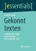 Gekonnt texten - Norbert Franck