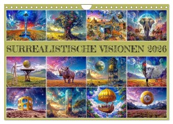 Cover-Bild zum Titel 'Surrealistische Visionen (Wandkalender 2026 DIN A4 quer), CALVENDO Monatskalender' von 'Werner Braun'