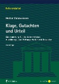 Cover-Bild zum Titel 'Klage, Gutachten und Urteil' von 'Walter Zimmermann'
